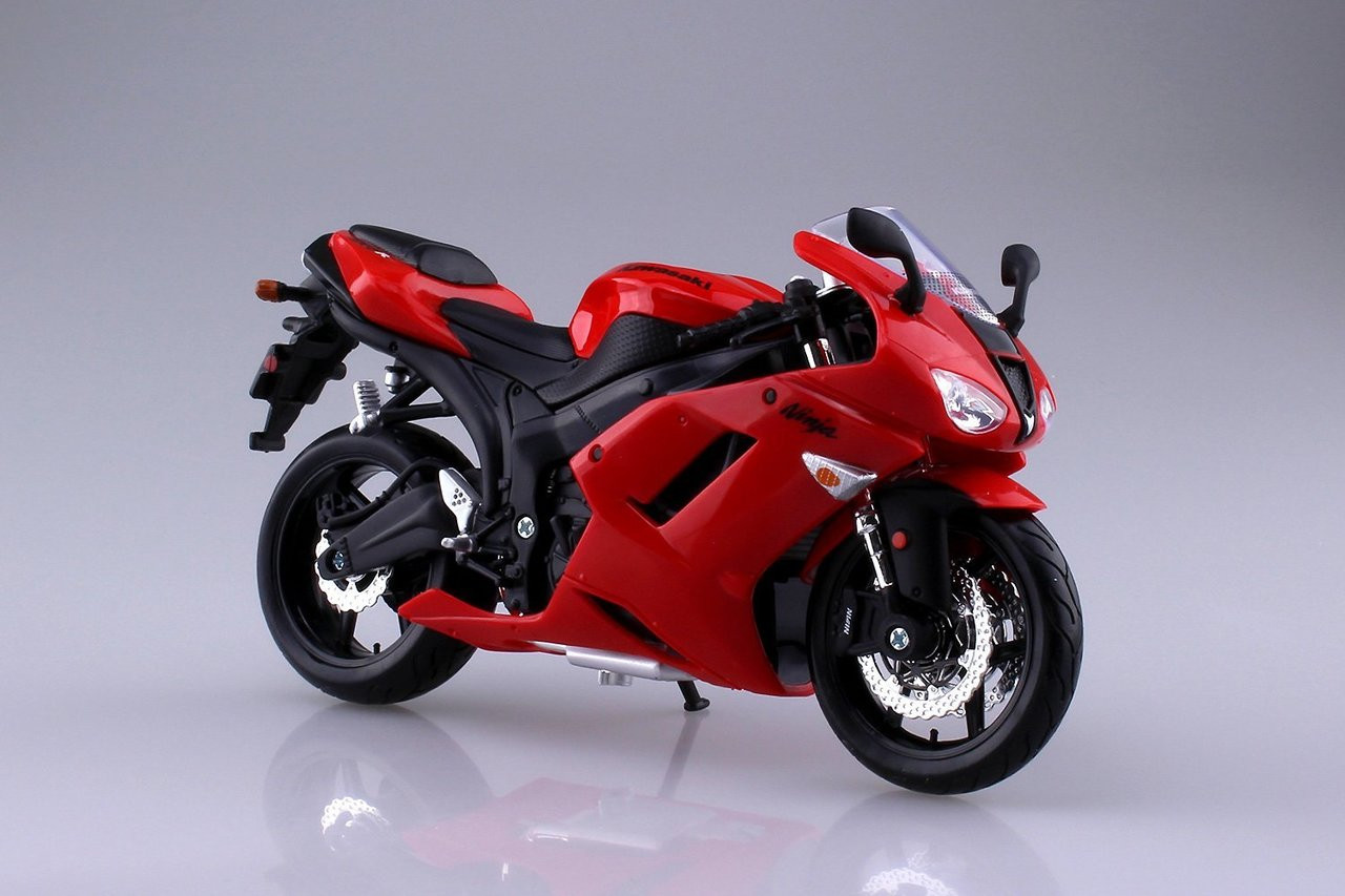 Aoshima Skynet 04514 Kawasaki Ninja ZX-6R 1/12 Scale Finished Model