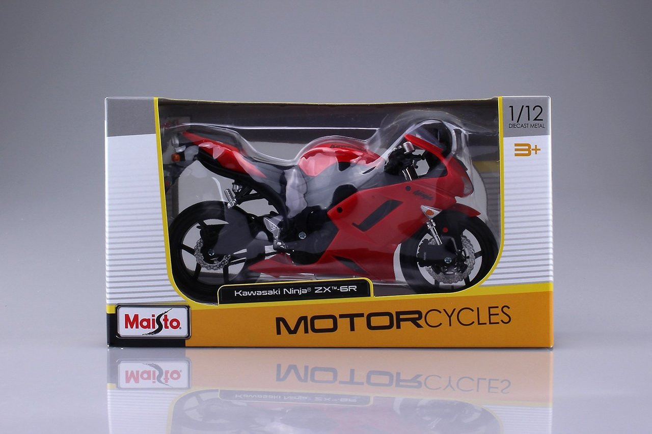 Aoshima Skynet 04514 Kawasaki Ninja ZX-6R 1/12 Scale Finished Model