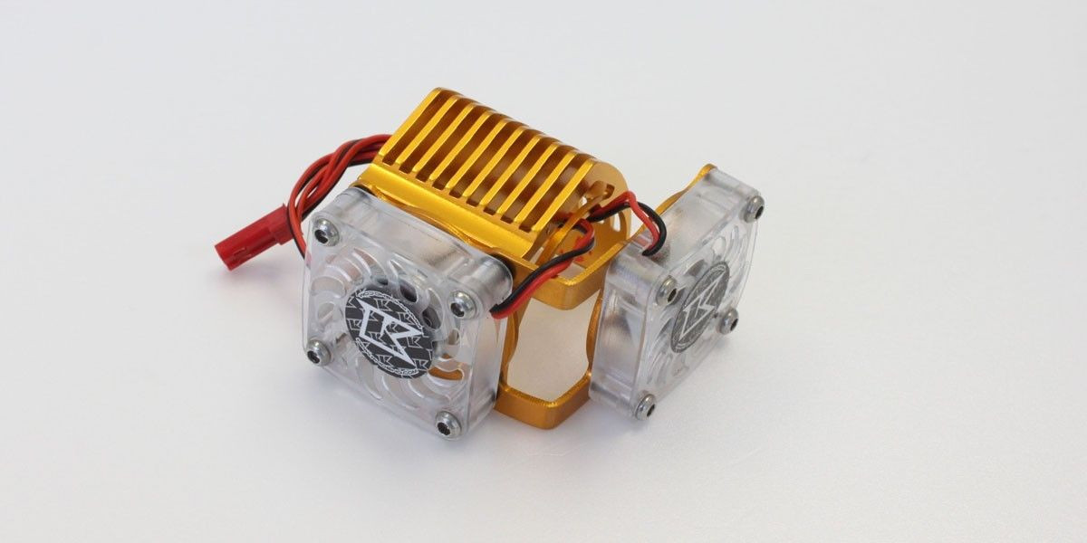 GPM Aluminium Kühler Für Kyosho Mini-Z AWD – In Orange, Für Bessere Motorleistung Und Optik!