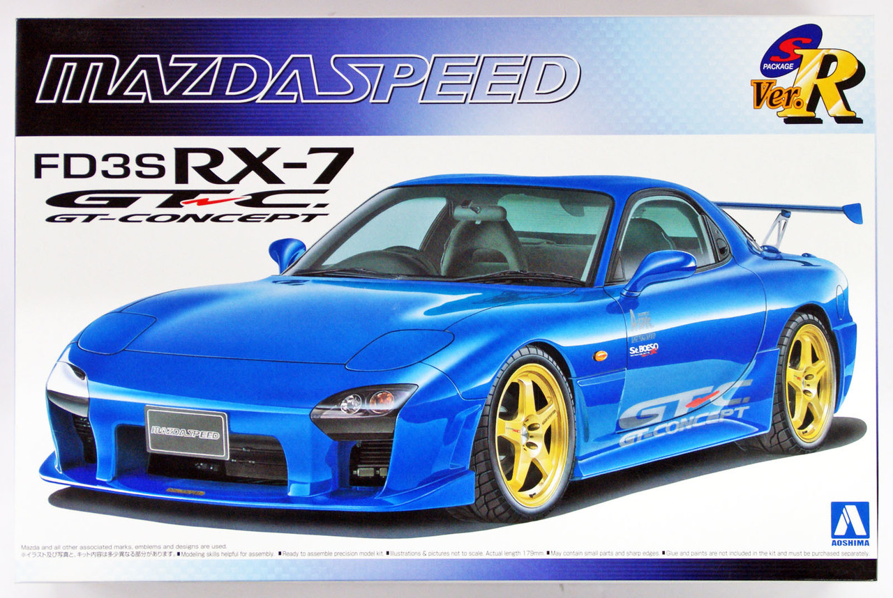 Aoshima 42175 Mazda RX-7 (FD3S) GT-Concept Mazdaspeed 1/24 Scale