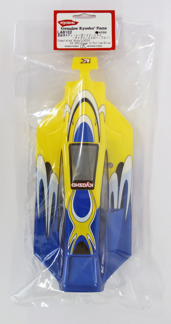 ホビーラジコン 京商 塗装済ボディ(レーザーZX-5RS/タイプ2) #LAB102