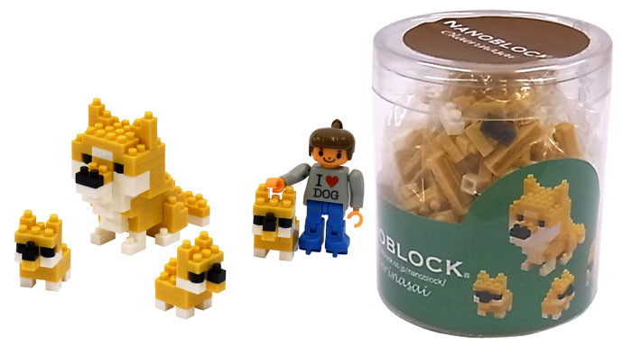 Kawada ML-032 nanoblock Welcome Home (I Love Dog) - Plaza Japan