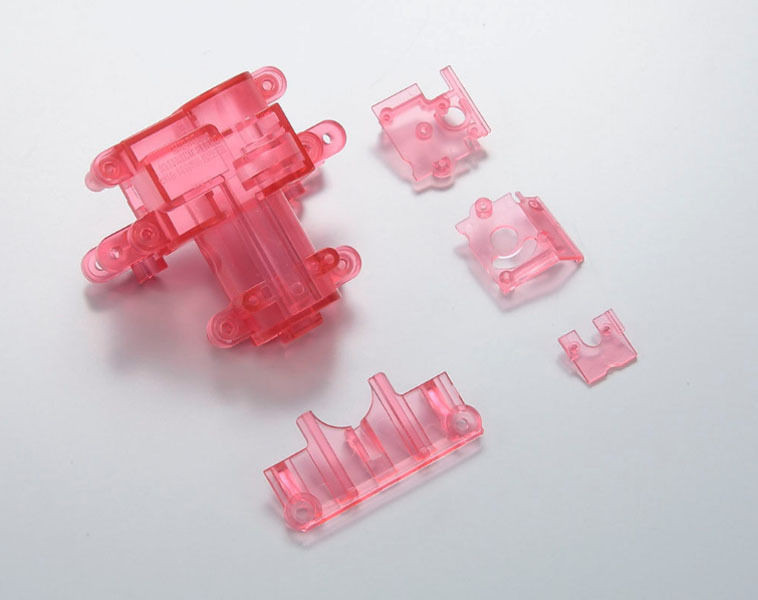 Kyosho Mini Z MVF04CP Skeleton Servo Case Set (Clear Purple)