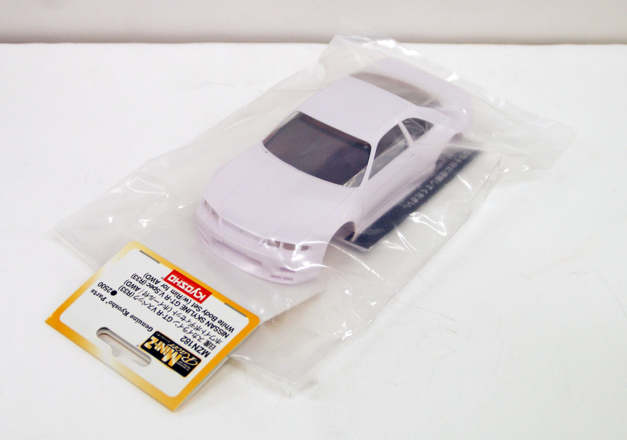 Kyosho Mini Z MZN182 SKYLINE GT-R R33 VSpec White Body Set