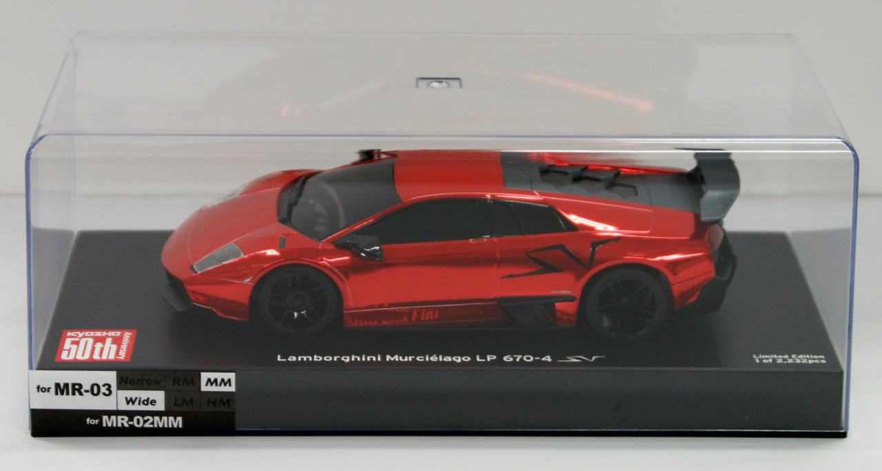 ミニラボ Kyosho Mini Z MZP215CR Lamborghini Murcielago LP670 Chrome Red