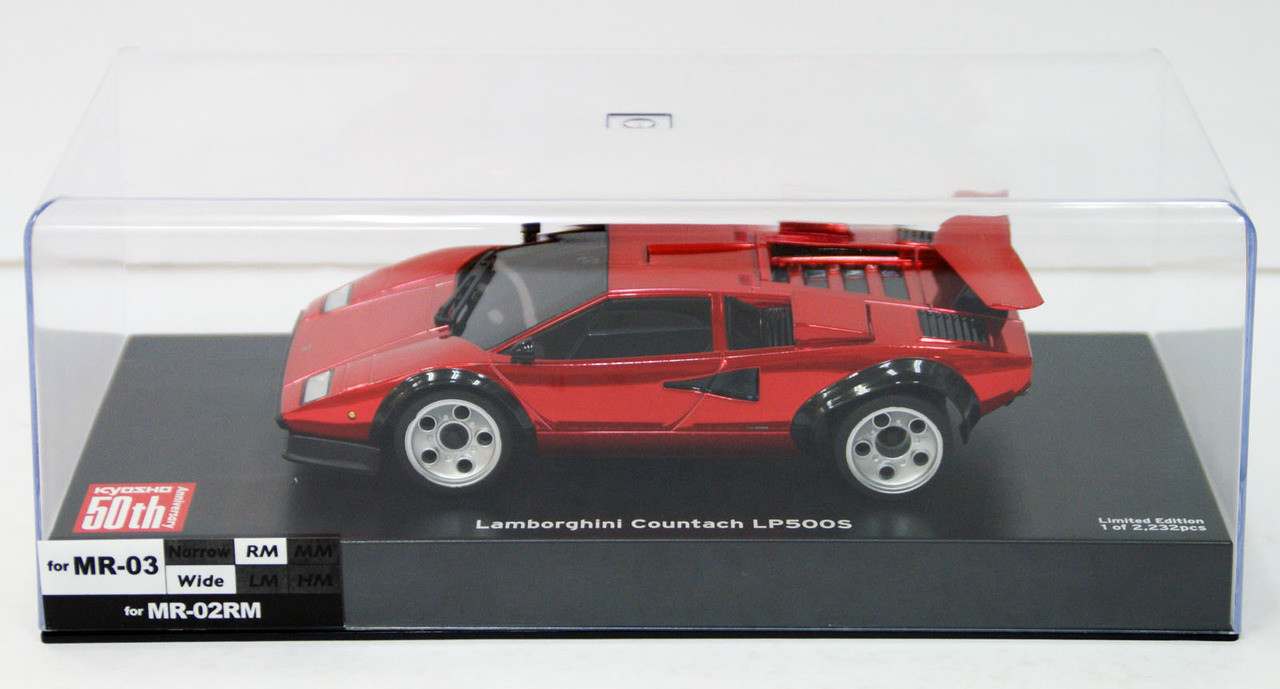 Kyosho Mini Z MZP316CR Lamborghini Countach LP500S Chrome Red