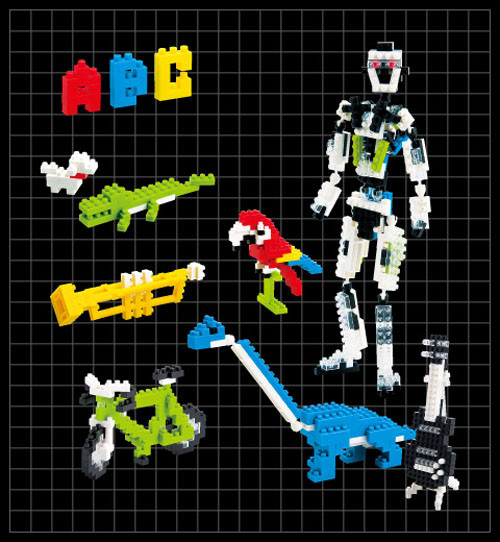 Kawada NB-007 nanoblock Basic Set - Plaza Japan