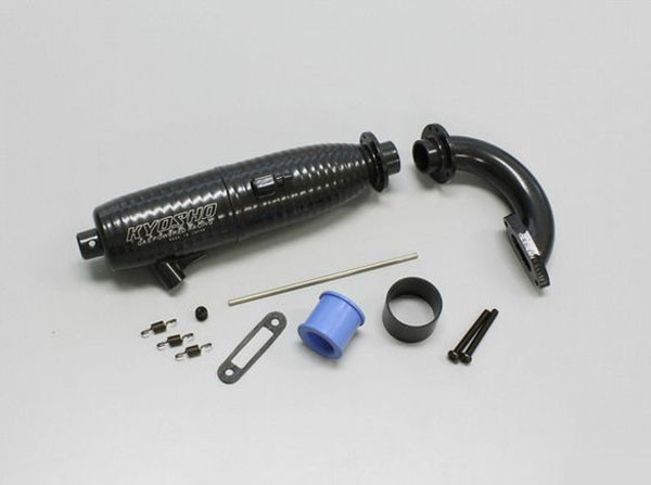 Kyosho VZW301 SC Cyclonic Muffler Set(7?/For exhaust side/SIII Evo