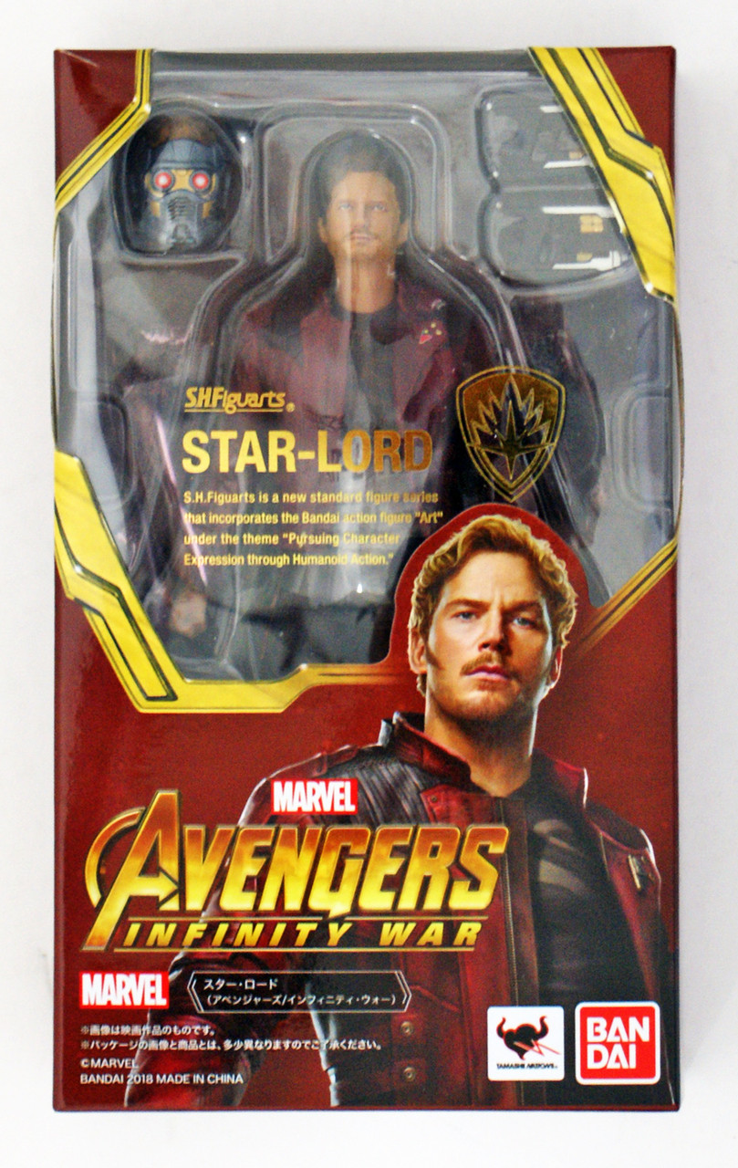 BANDAI S.H.Figuarts STAR LORD Avengers Infinity War Action Figure Peter  Quill