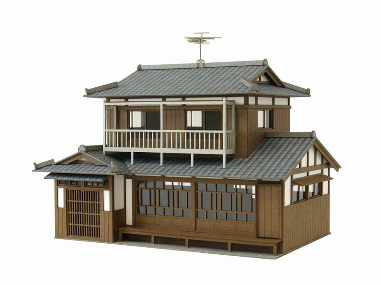 Sankei MK05-20 Japanse Tatched Roof House 1/87 HO Scale 