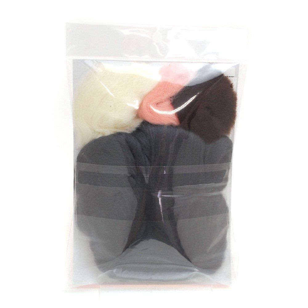 Hamanaka H441-460 Felt Wool Mascot Mofy Sora (Cat) Kit