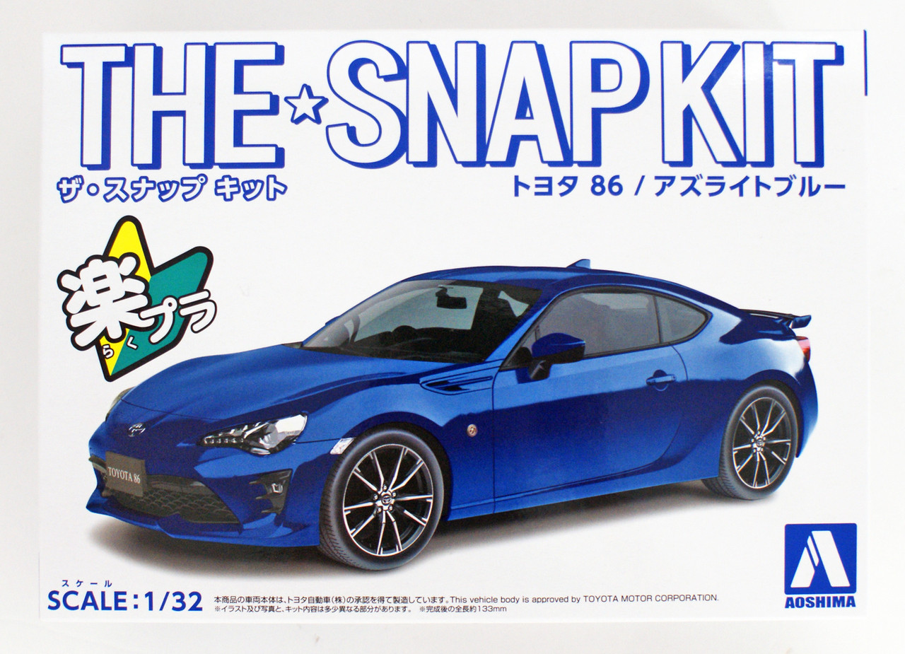 Aoshima Toyota 86 Azurite Blue 1 32 Pre P Plazajapan