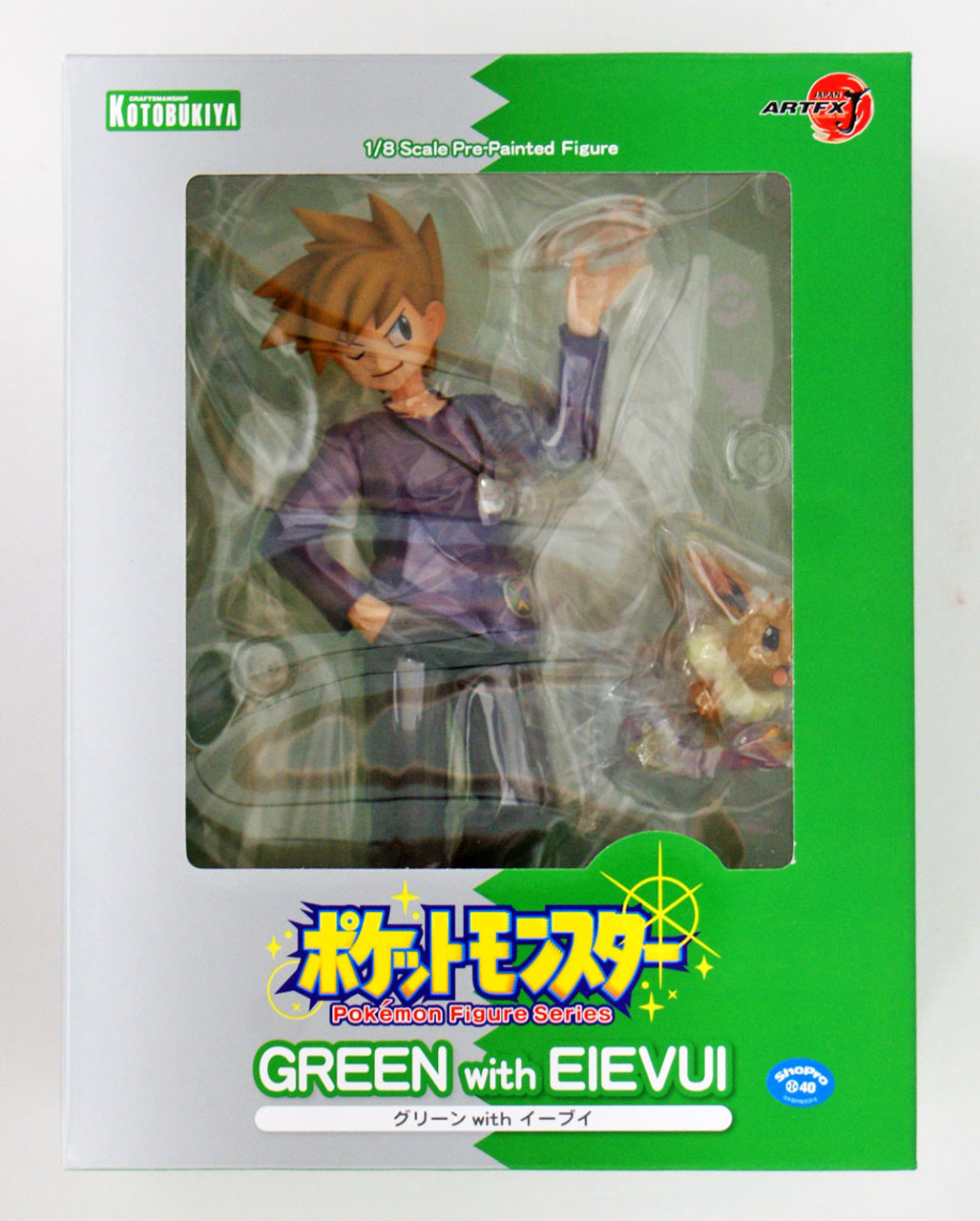 Pokemon Trainer Green with Eevee Kotobukiya ARTFX J Figure Review