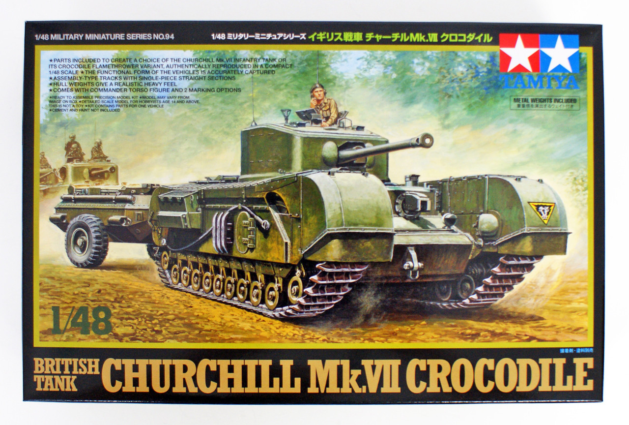 Tamiya 32594 British Tank Churchill Mk.VII Kit| PlazaJapan