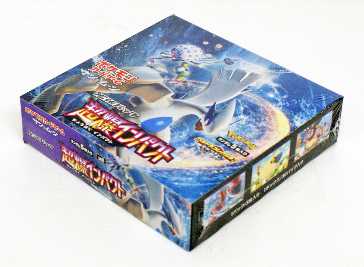 USA Seller Pokemon Card Super Burst Impact Box Booster Box Sealed Sun & Moon 