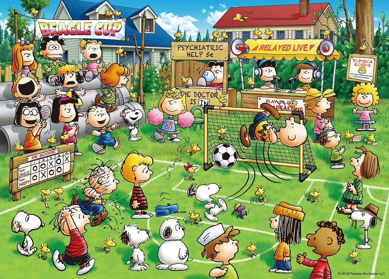 Epoch Jigsaw Puzzle Peanuts Snoopy Soccer | PlazaJapan