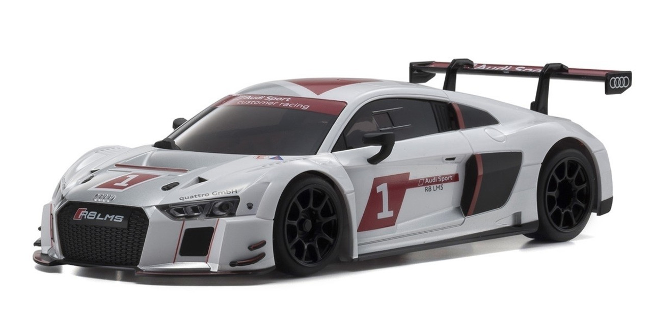 京商　MZP234AS　Audi  R8  LMS  2015 Kyosho 1/28 Audi R8 LMS 2015 MR04 Mini-Z RWD RTR, White