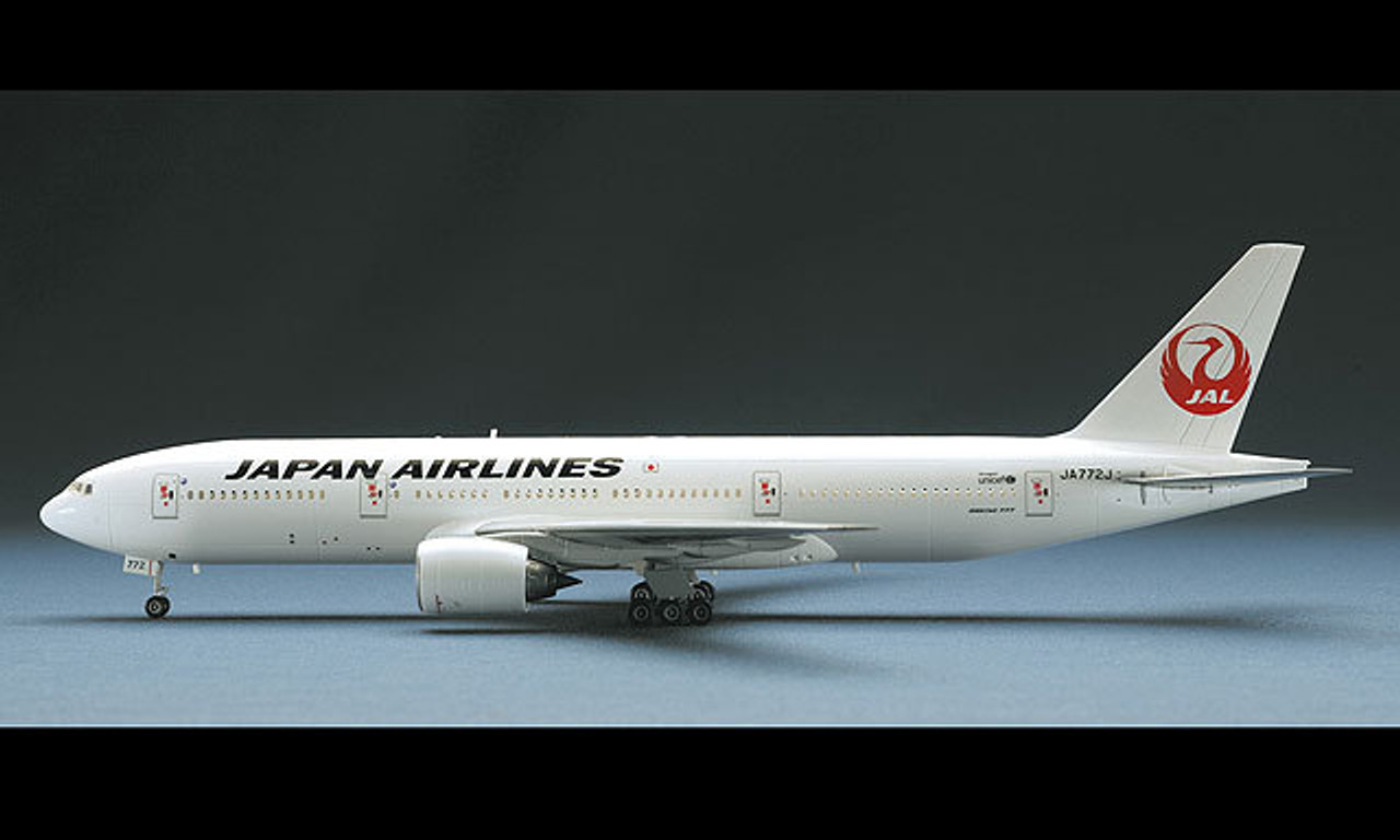 Hasegawa 14 JAL Japan Airlines Boeing 777-200 1/200 Scale Kit