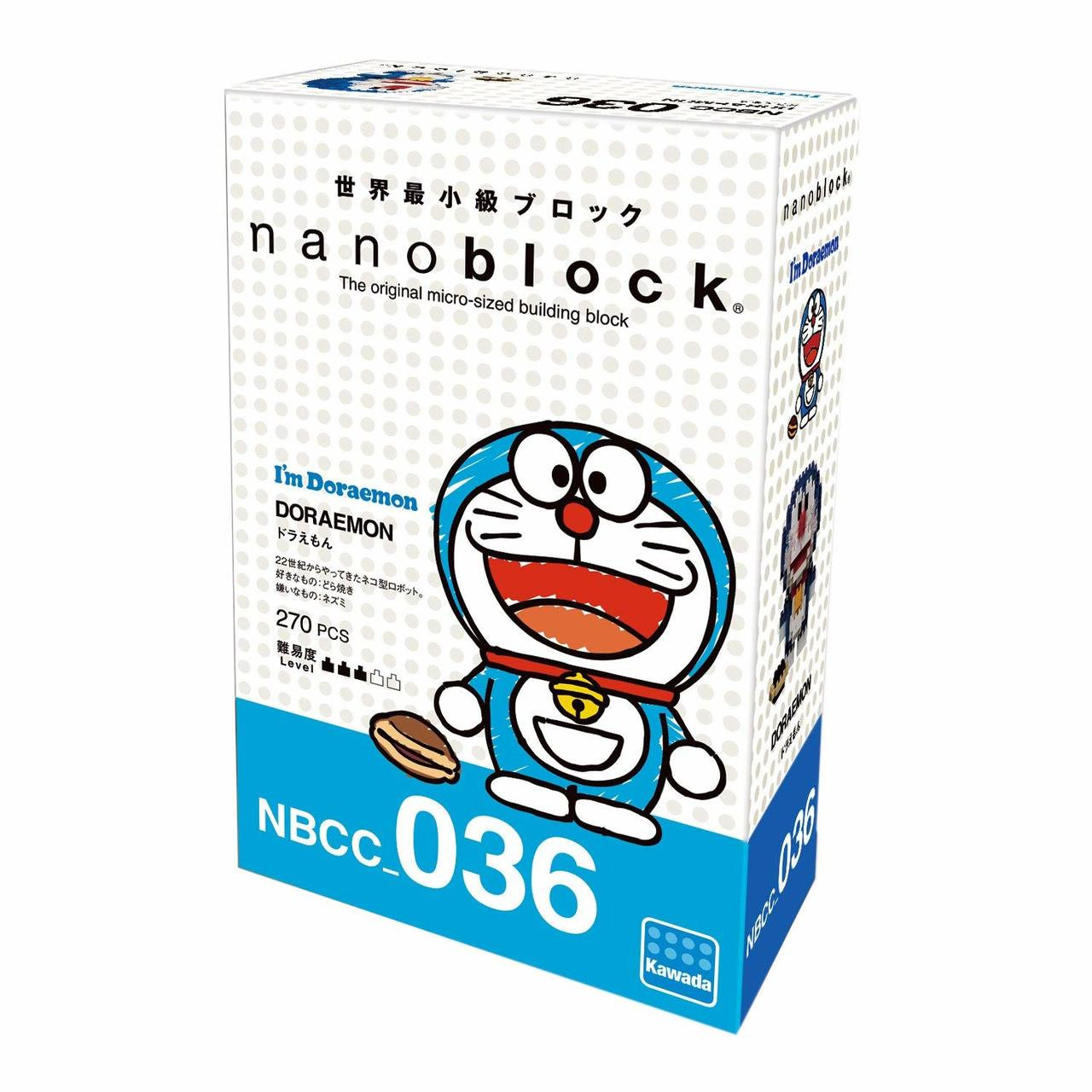 Kawada Nbcc 036 I M Doraemon Nanoblock Doraemon Plazajapan