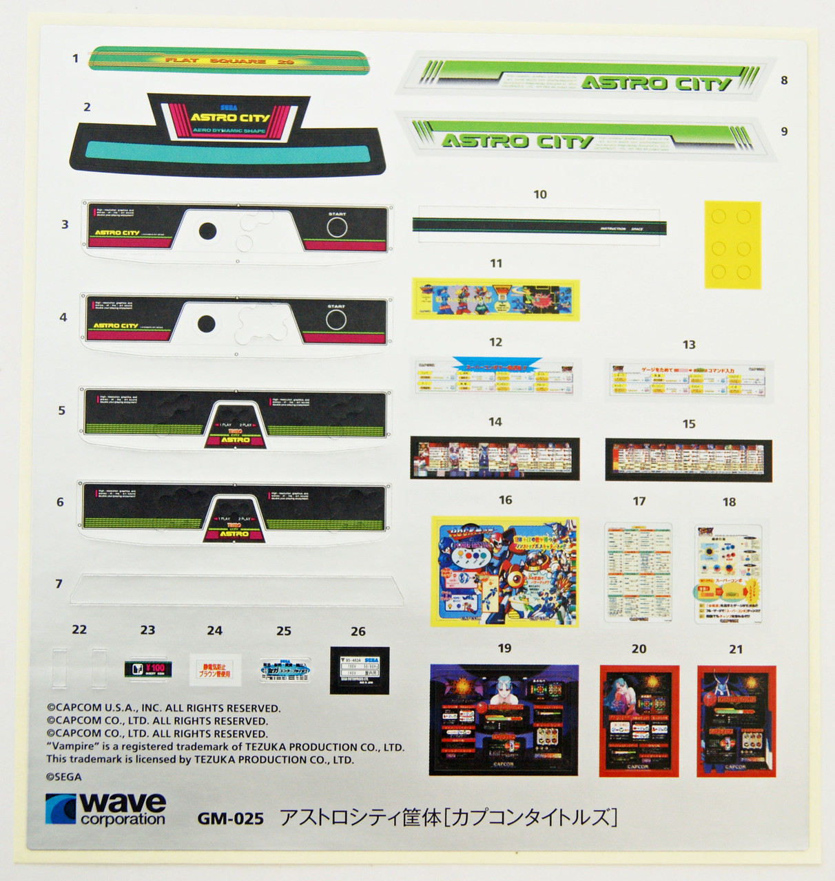 Wave Astro City Cabinet Arcade Machine 1/12 Kit | PlazaJapan