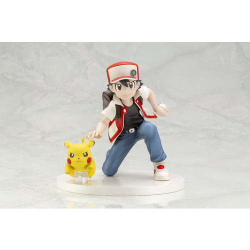 Kotobukiya Pokemon Red & Pikachu 1/8 Figure | PlazaJapan