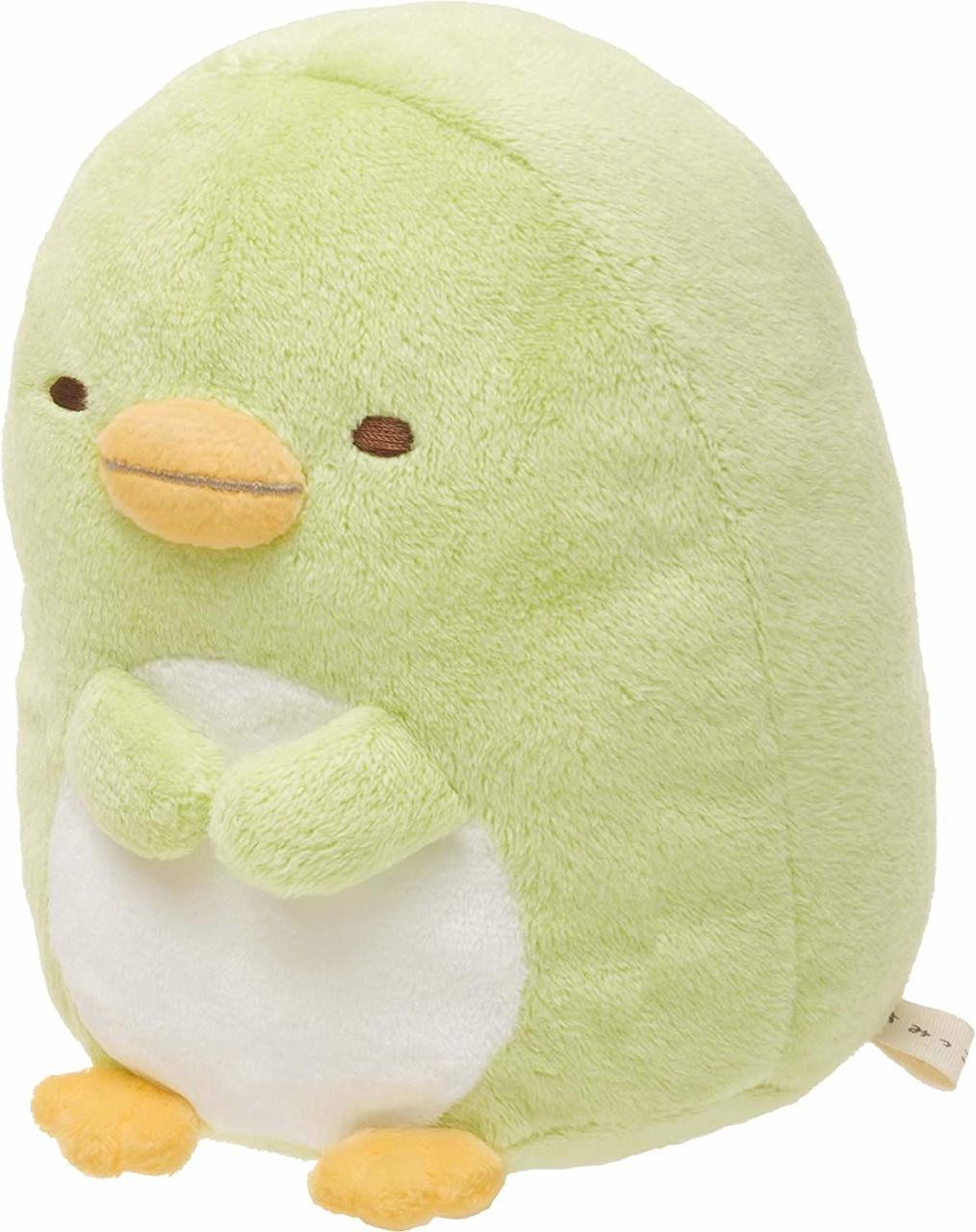 San-x Sumikko Gurashi Plush 5cm Penguin w/ Mini Cucumber JAPAN IMPORT