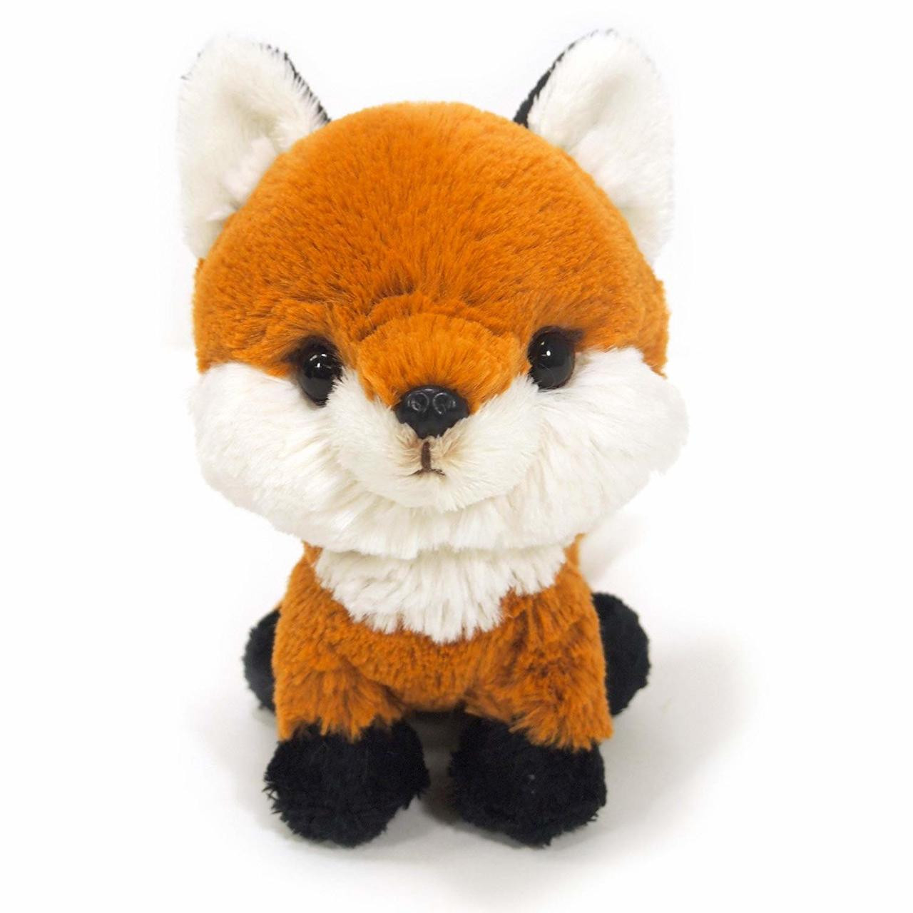 Small Fox Realistic Plush Doll Figure
