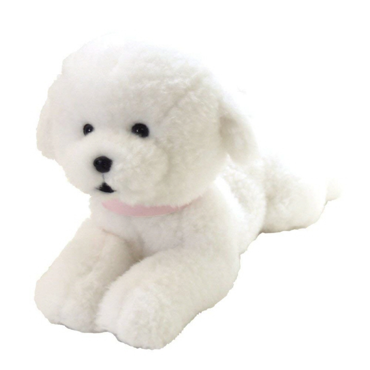 stuffed bichon dog