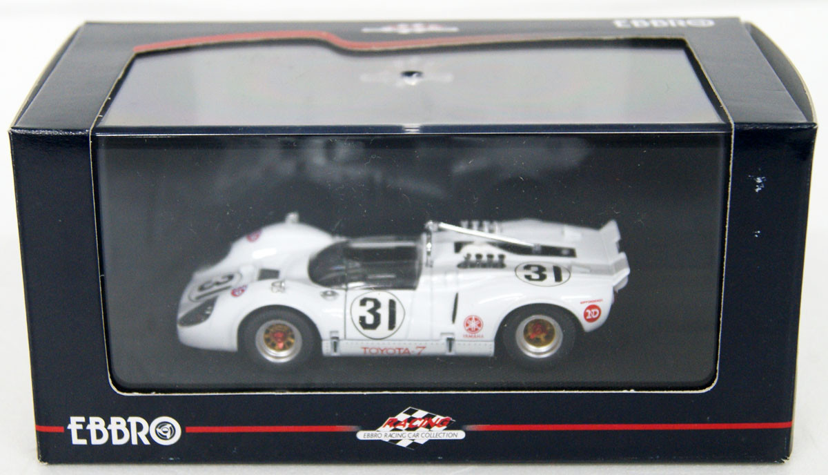 Ebbro 43878 Toyota 7 Japan Kangnam 1968 No.31 (White) 1/43 Scale
