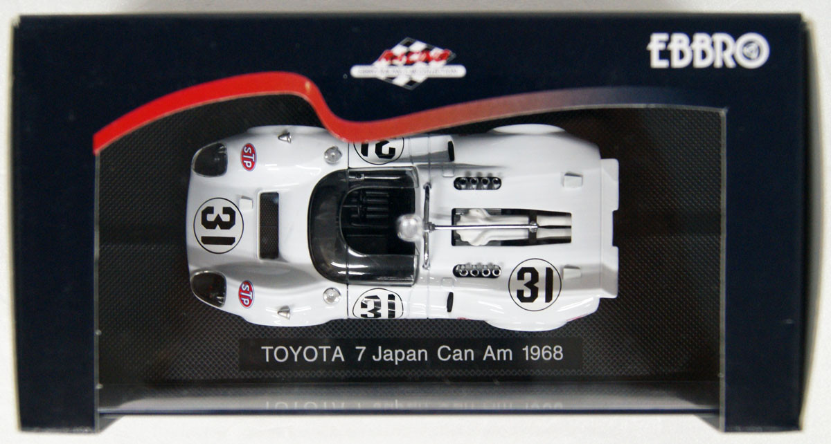 Ebbro 43878 Toyota 7 Japan Kangnam 1968 No.31 (White) 1/43 Scale