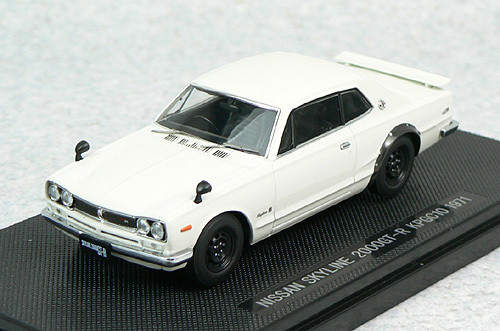 ミニカー EBBRO Nissan Skyline GT-R KPGC10 1/43 Ebbro 44026 NISSAN SKYLINE GT-R KPGC10 White 1/43 Scale - Plaza Japan