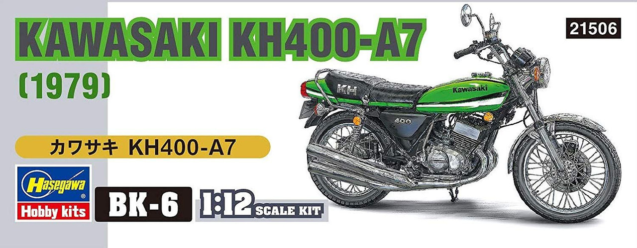 Hasegawa BK6 Kawasaki KH-400-A7 1/12 Scale kit