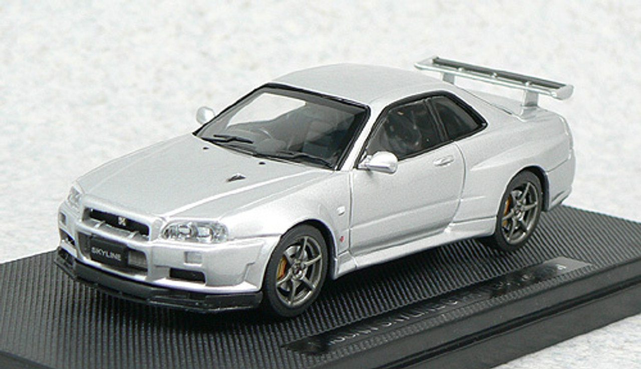 Ebbro 44150 NISSAN SKYLINE GT-R R34 Vspec Silver 1/43 Scale