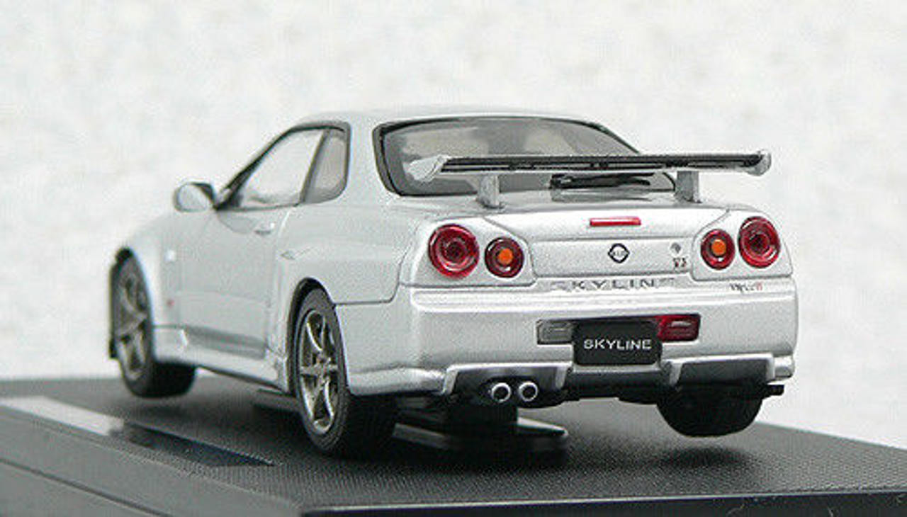 Ebbro 44150 NISSAN SKYLINE GT-R R34 Vspec Silver 1/43 Scale 