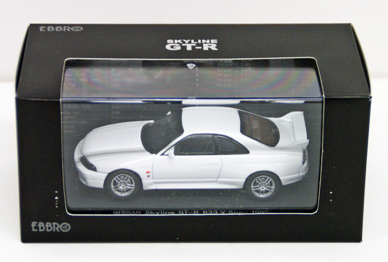 Ebbro 44151 Nissan Skyline Gt R R34 Vspec Black 1 43 Scale - r34 tails roblox