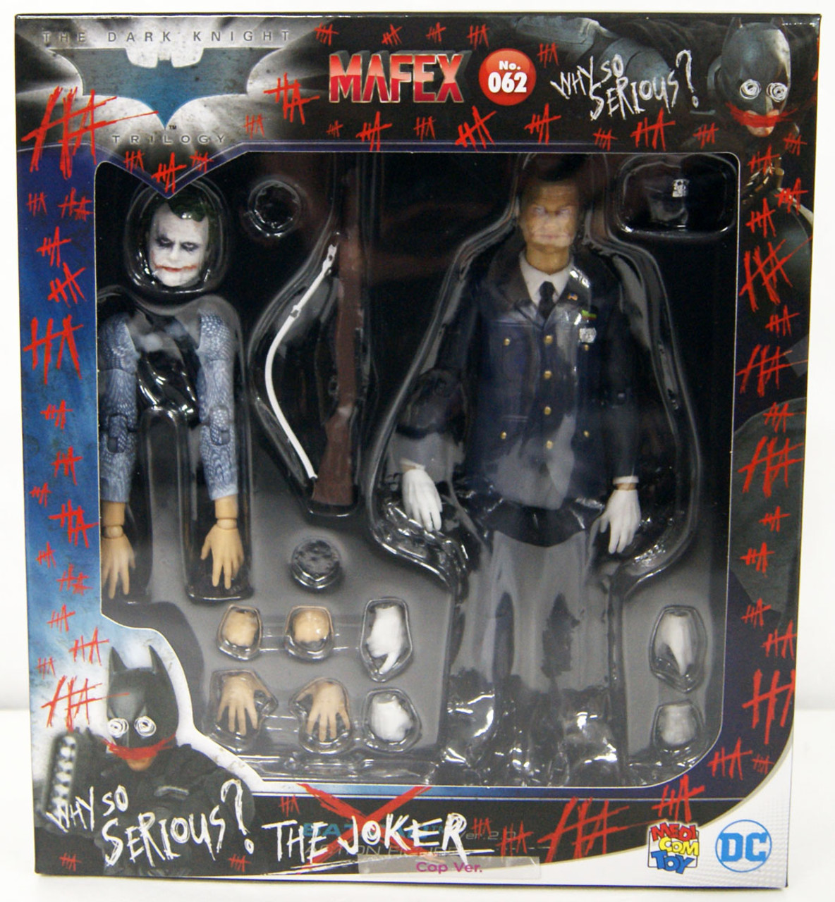 Medicom MAFEX 062 The Joker Cop Ver. Figure (The Dark Knight)