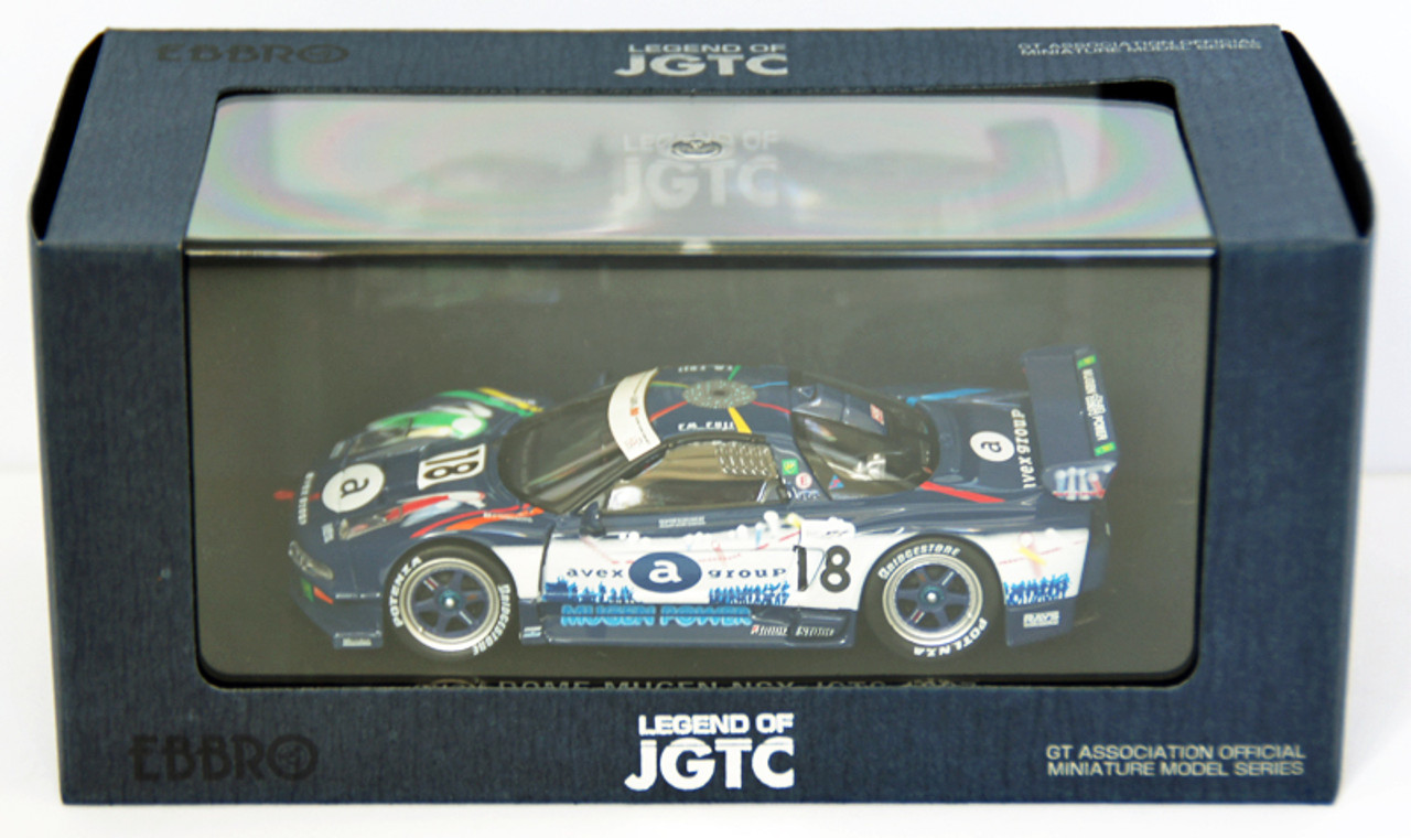 Ebbro 44219 avex Dome Mugen Nsx Jgtc 1997 (Blue) 1/43 Scale