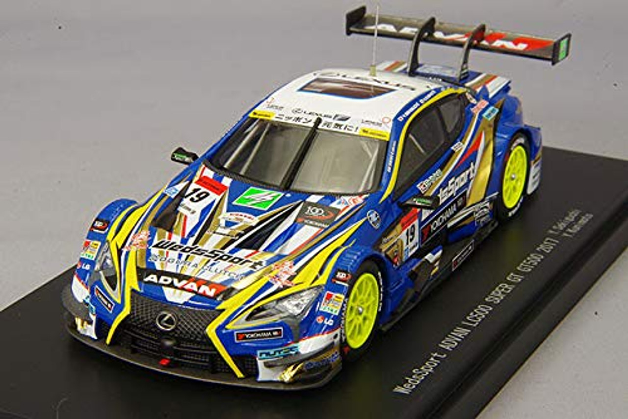 Ebbro 45524 WedsSport Advan LC500 Super GT GT500 2017 No.19 Blue 1/43 scale