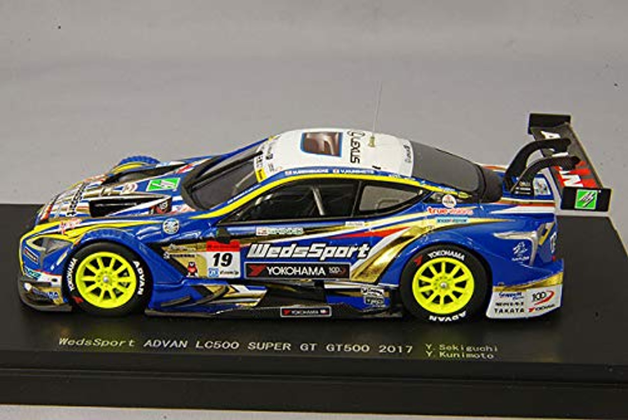 Ebbro 45524 WedsSport Advan LC500 Super GT GT500 2017 No.19 Blue 1/43 scale