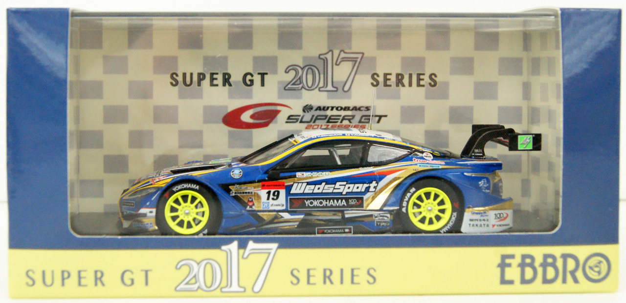 Ebbro 45524 WedsSport Advan LC500 Super GT GT500 2017 No.19 Blue 1/43 scale