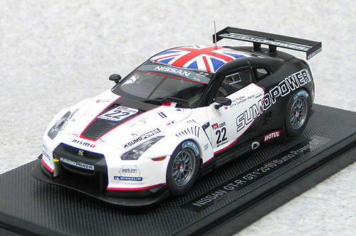 Ebbro 44382 Nissan GT-R GT1 2010 Sumo Power GT No.22(White/Black