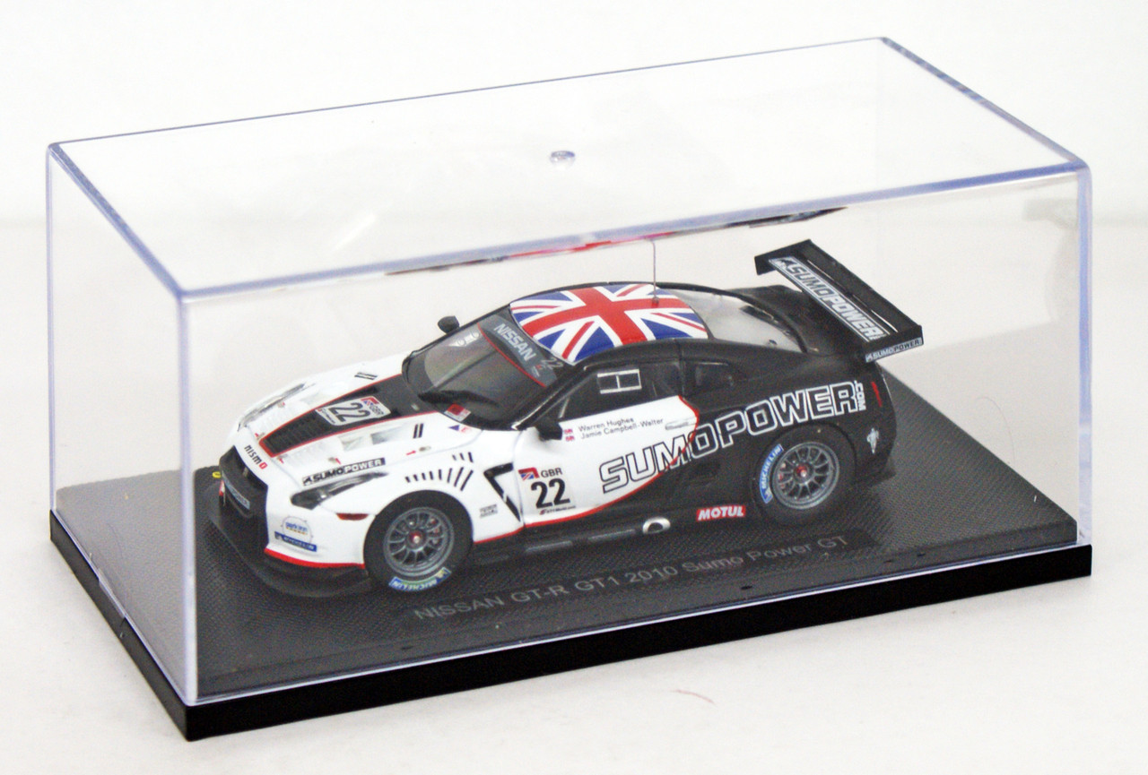 Ebbro 44382 Nissan GT-R GT1 2010 Sumo Power GT No.22(White/Black) 1/43 Scale