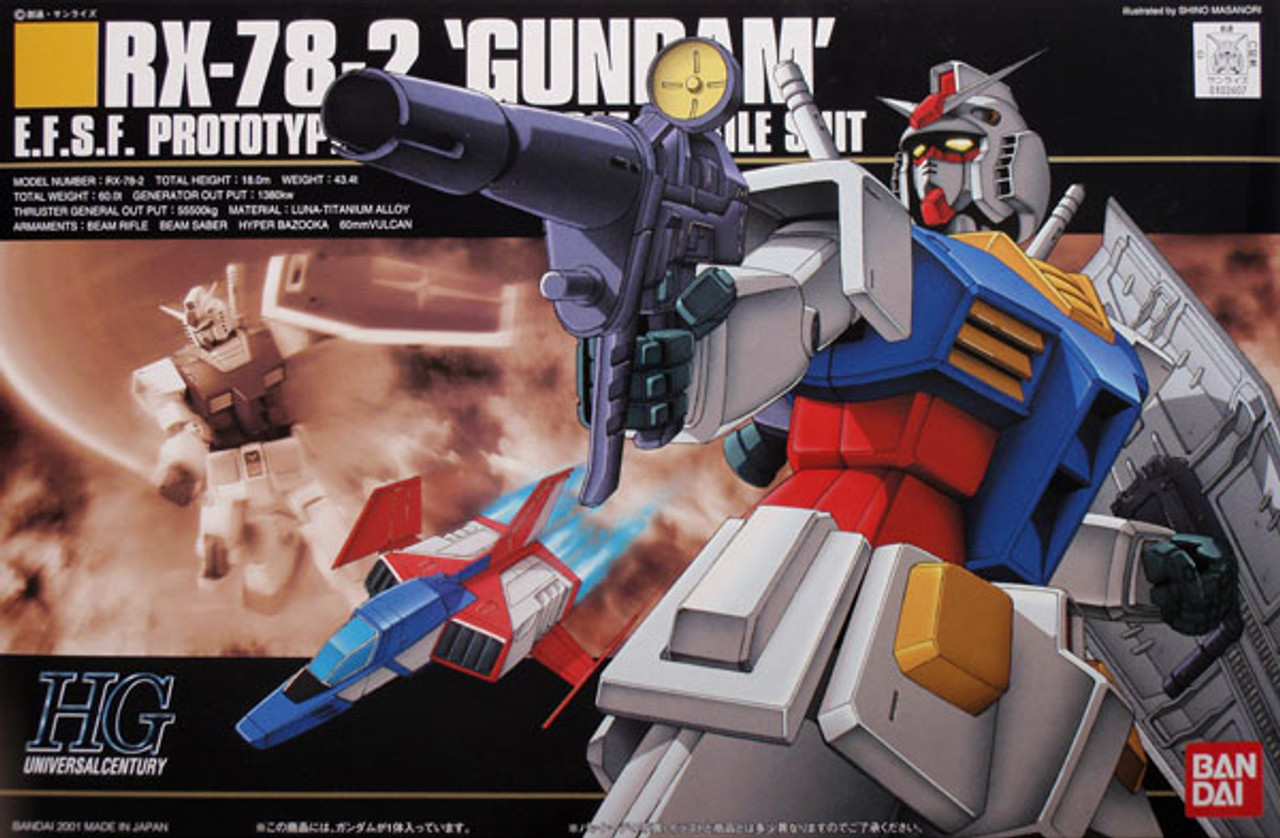 Bandai HGUC 021 GUNDAM RX-78-2 EFSF PROTOTYPE | PlazaJapan