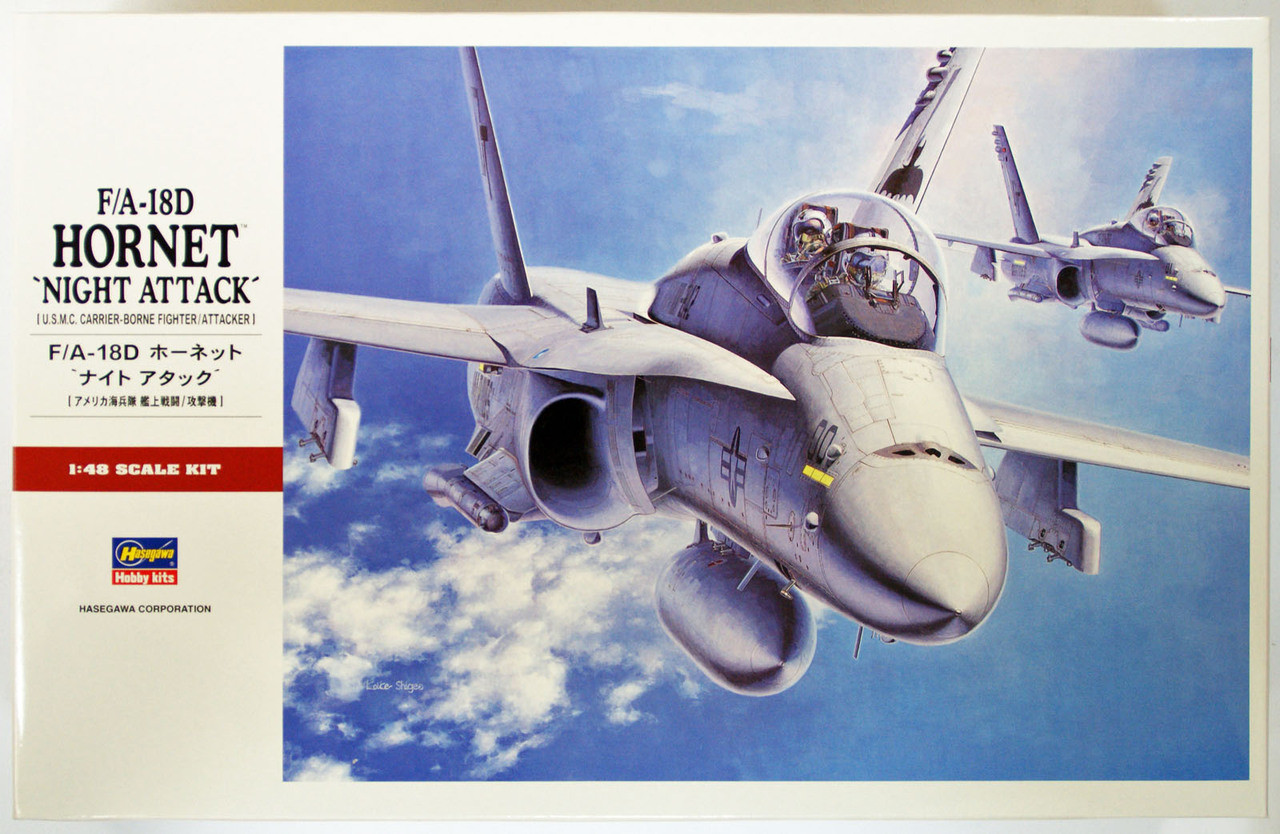 Hasegawa PT03 F-18D Hornet Night Attack 1/48 Scale Kit - Plaza Japan