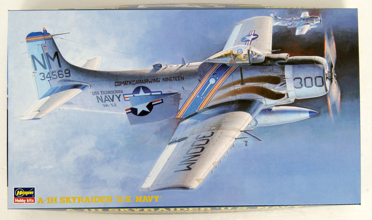 1/72 ダグラス A-1H SKYRAIDER スカイレイダー◎ ハセガワから待望の再販！！最後にして最強のレシプロ攻撃機、1