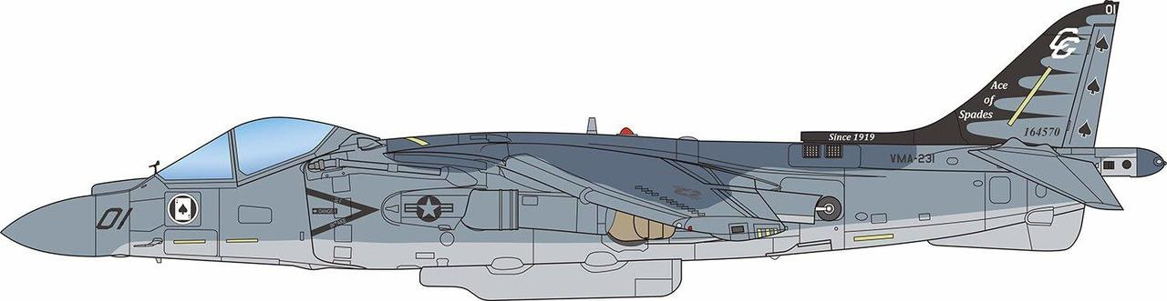 US-MC☆米軍海兵隊☆AV-8B☆HARRIER☆セット 1/48 AV-8B Harrier II Plus (U.S.M.C. Attacker) Plastic Model