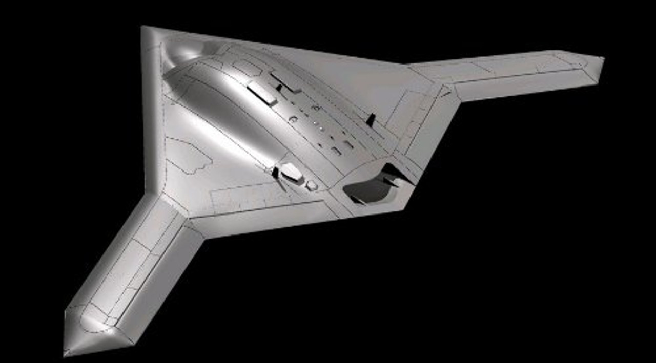 Platz AC-7 USAF Northrop Grumman X-47B UCAS 1/72 Model Kit