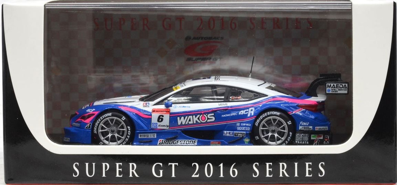 Ebbro 45457 WAKO'S 4CR Lexus RC F Super GT GT500 2016 Rd.2 Fuji No.6 1/43  scale