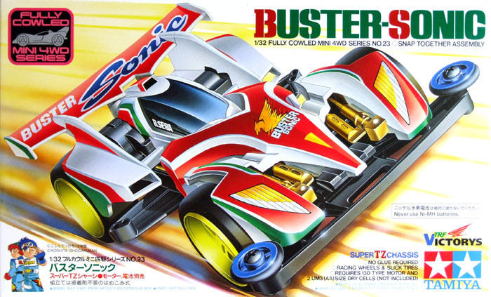 BUSTER SONIC ミニ四駆　バスターソニック TAMIYA BUSTER SONIC 1/32 ミニ四駆 タミヤ 1/32 フルカウルミニ四駆