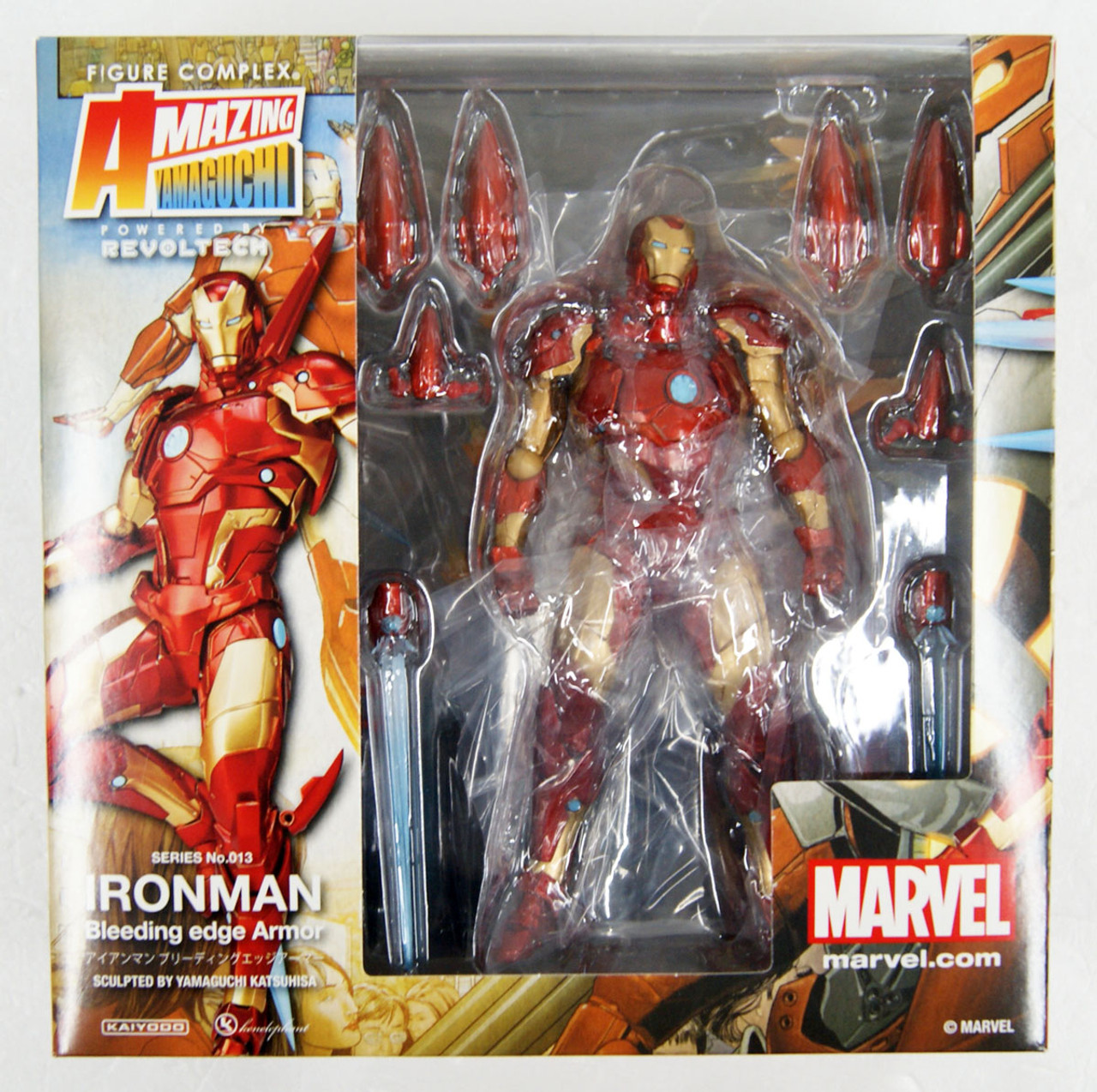 revoltech iron man bleeding edge armor